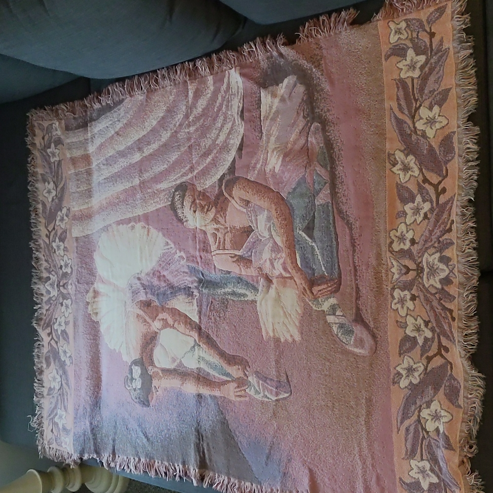 Ballerina blanket by Goodwin Weavers